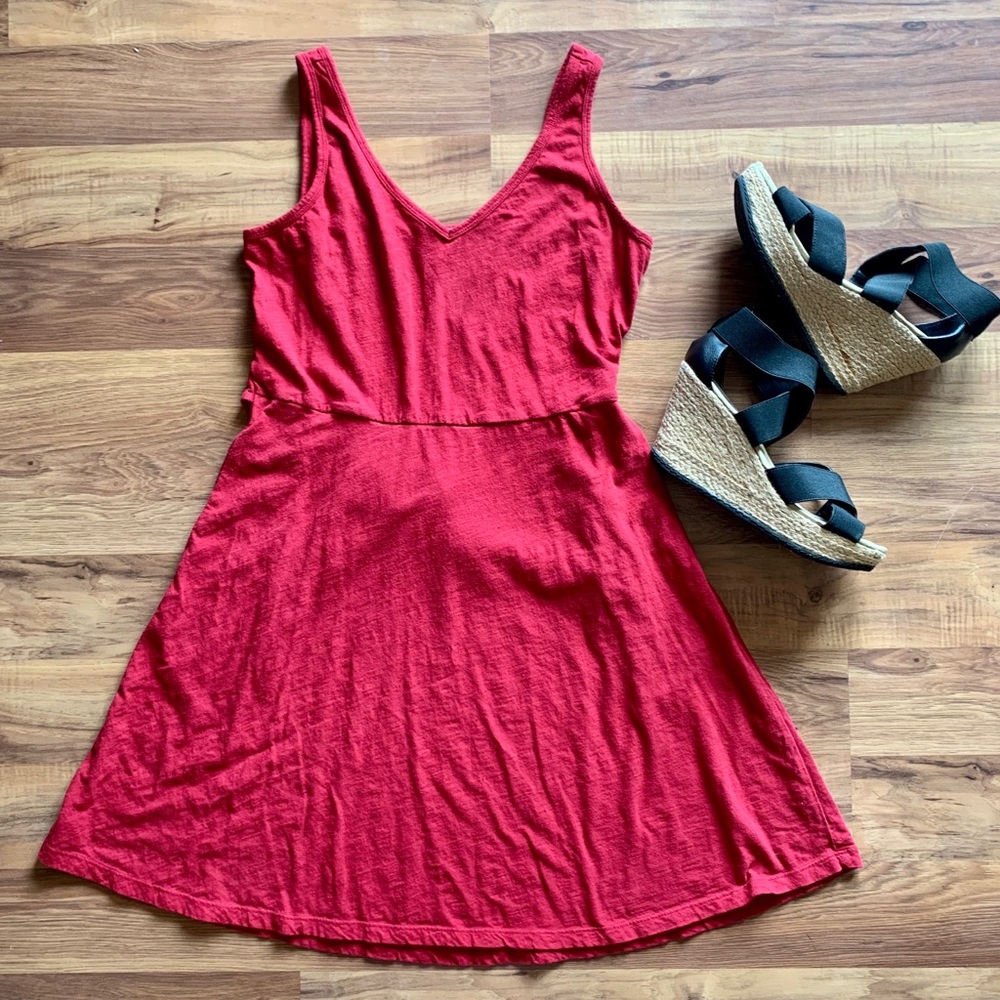 Red Cotton Dress